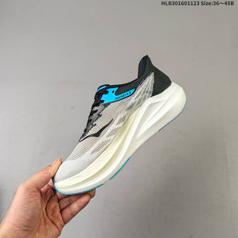 HOKA ONE ONE Mach X 3 White Black Blue Cream EU 36-45 Running Shoe Running Sneakers Unisex BS-69451