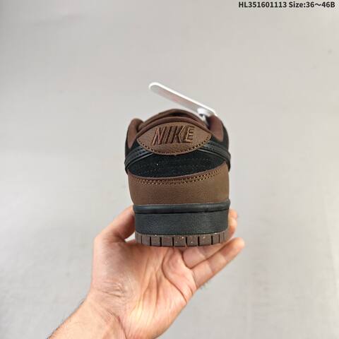 Nike SB Dunk Low Black Brown Burgundy EU 36-46 Skate Shoe - Unisex (BS-63772)