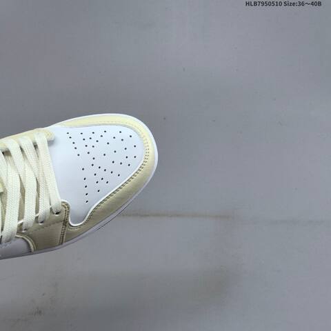 Jordan Air Jordan 1 Low IB8861-151 White Cream Light Pink Gum EU 36-40 Casual - Unisex (BS-66001)