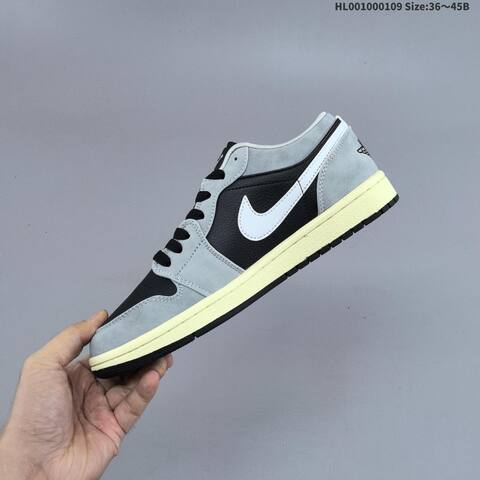 Jordan Air Jordan 1 Low Light Smoke Grey Black White EU 36-45 casual