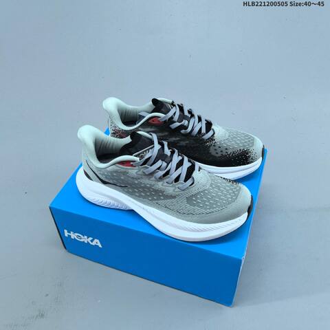 HOKA Mach 6 White Navy Mint Green EU 40-45 Running Shoe Running Sneakers - Men's (BS-69345)