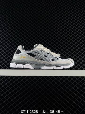 ASICS GEL-NYC Grey Black White EU 36-45 Running Shoe Running Sneakers - Unisex (BS-81746)