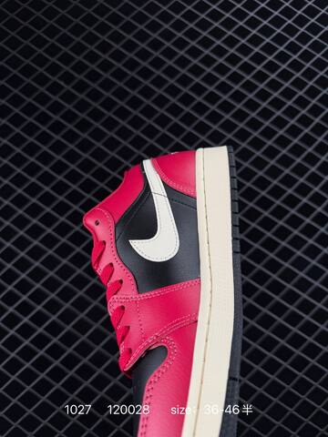 Jordan Air Jordan 1 Low Black Red Sail EU 36-46 Sneaker - Unisex BS-80429