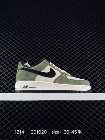 Nike Air Force 1 Low 07 Black White Gray With Red Accents EU 36-45 Casual - Unisex (BS-73716)