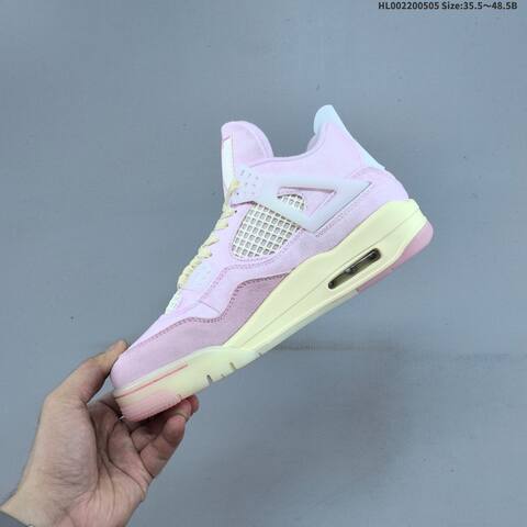 Jordan Air Jordan 4 Retro Pink Cream 35 5-48 5 Basketball - Unisex (BS-66036)