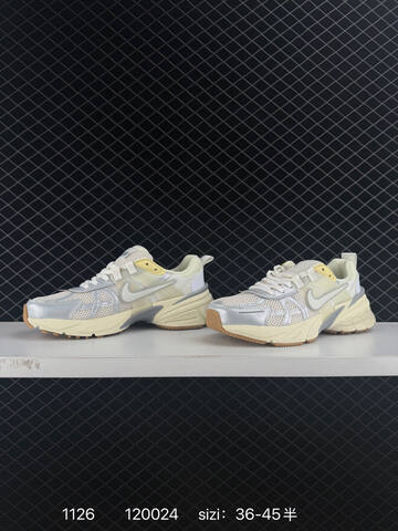 Nike V2K Run Sail Light Silver Pale Yellow Gum EU 36-45 Running - Unisex (BS-73996)