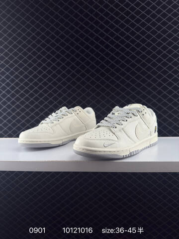 Nike SB Dunk Low Cream White With Grey Accents EU 36-45 Skate - Unisex (BS-80790)