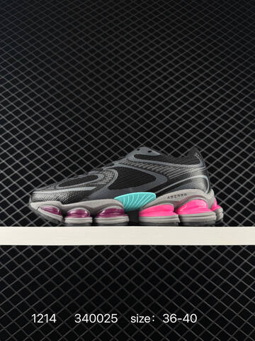 New Balance 2000 Black Grey Pink Cyan Purple EU 36-40 Running Shoe - Unisex (BS-82486)