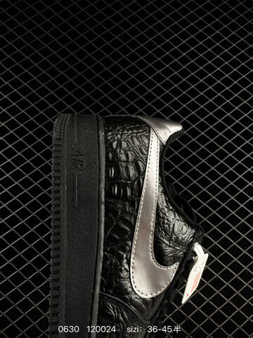 Nike Air Force 1 07 LV8 IV6306 Black Metallic Silver EU 36-45 Sneaker - Unisex (BS-70509)