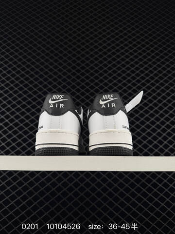 Nike Air Force 1 07 White Black EU 36-45 Lifestyle - Unisex (BS-72863)