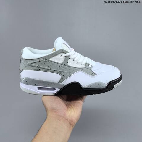 Jordan Air Jordan 4 RM White Grey Black Red EU 36-48 Basketball - Unisex (BS-67252)