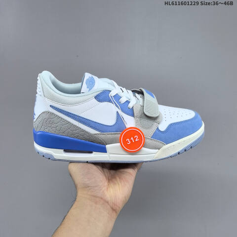 Jordan Legacy 312 NRG White University Blue Light Grey EU 36-46 Basketball - Unisex (BS-67199)