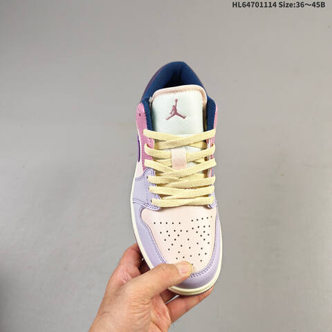 Jordan Air Jordan 1 Low DZ2768-651 Pink Lavender Purple EU 36-45 Basketball - Unisex (BS-63761)
