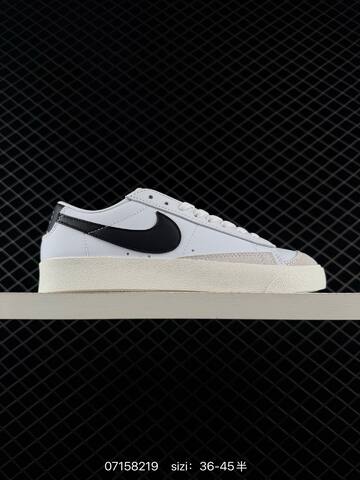 Nike Blazer Low 77 White Black Sail Light Blue EU 36-45 Skate - Unisex (BS-70235)
