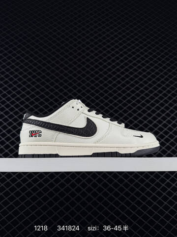 Nike SB Dunk Low White Black EU 36-45 Skate - Unisex (BS-73623)
