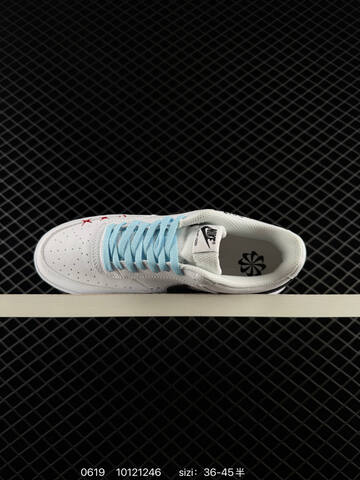 Nike Court Vision 1 Low White Black Light Blue Multicolor EU 36-45 Skate Shoe - Unisex (BS-70684)