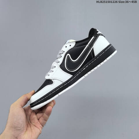 Jordan Air Jordan 1 Low Black White EU 36-45 Casual - Unisex (BS-67254)
