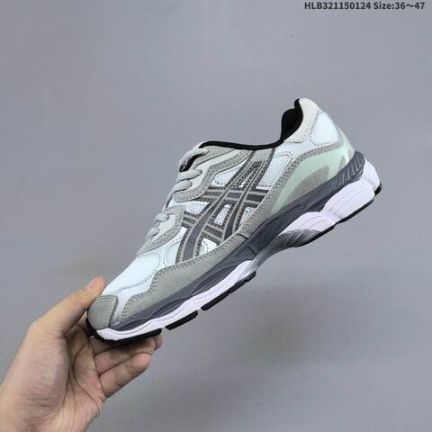 ASICS GEL-NYC White Grey Black Red EU 36-47 Running Shoe Running Sneakers - Unisex (BS-69041)