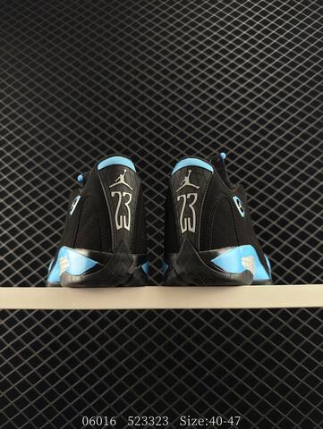 Jordan Air Jordan 14 Retro Black University Blue EU 40-47 Basketball Shoe - Men s BS-81194