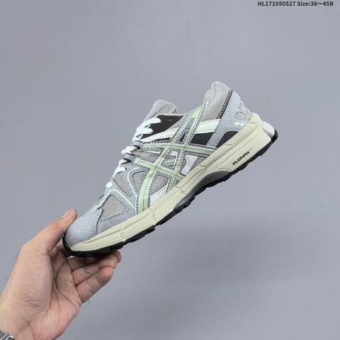 ASICS Gel-Kahana 8 Silver Grey White Cream EU 36-45 Trail Shoe Trail Running Sneakers - Unisex (BS-68789)