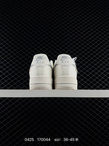 Nike Air Force 1 07 LV8 DN9688-107 Sail Off-white With Metallic Silver Accents EU 36-45 Half Sizes Available Lifestyle - Unisex (BS-71887)