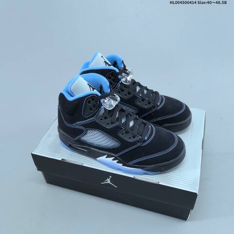 Jordan Air Jordan 5 Retro Black University Blue EU 40-48 5 Basketball - Men's (BS-66192)