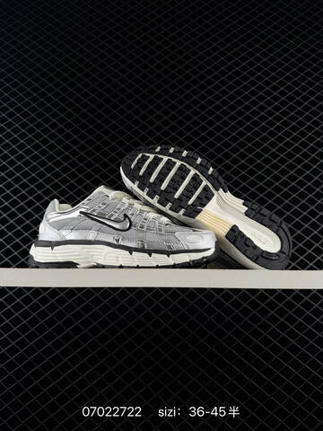 Nike P-6000 Silver White Black Cream EU 36-45 Running - Unisex (BS-70444)
