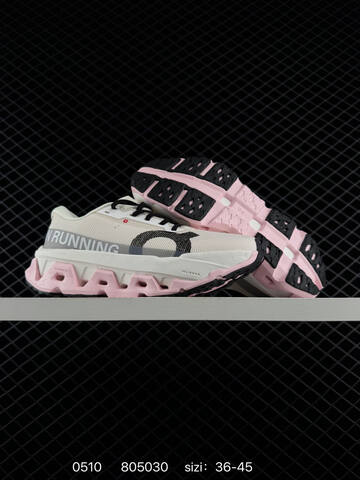 On Cloudmonster 2 Grey Purple White Black Yellow EU 36-45 Running Shoe Running Sneakers - Unisex (BS-85301)