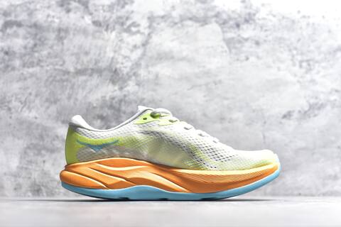 HOKA Rincon 4 White Orange Blue Neon Yellow Running Shoe Running Sneakers BS-59409