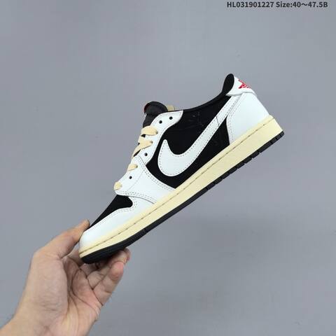 Jordan Air Jordan 1 Low x Travis Scott Black White EU 40-47 5 Lifestyle - Men's (BS-67225)