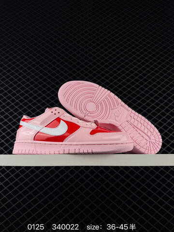 Nike SB Dunk Low Pink Red White 36-45 Skate - Unisex (BS-72956)