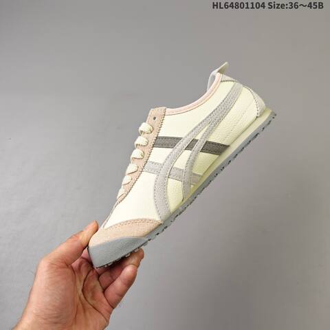 Onitsuka Tiger Mexico 66 Cream Beige Pink Gray EU 36-45 Sneaker Casual Sneakers - Unisex (BS-69329)