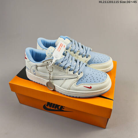 Jordan Air Jordan 1 Low White Green EU 36-45 Basketball - Unisex (BS-63694)