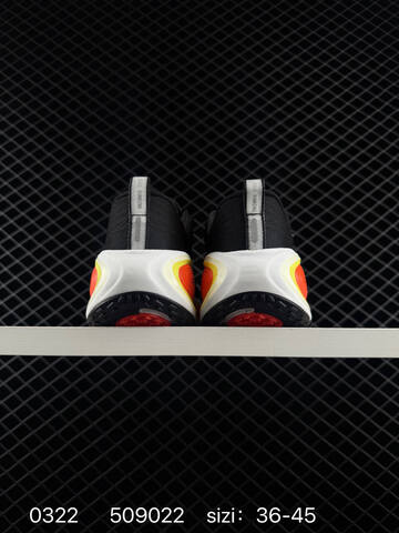 Nike Vomero Plus Black White With Orange-yellow Accents 36-45 Running - Unisex (BS-72518)