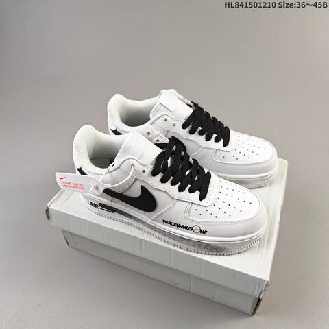 Nike Air Force 1 07 PEACEMINUSONE White Black Yellow EU 36-45 Sneaker - Unisex BS-62796