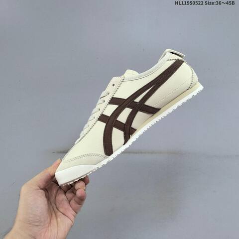 Onitsuka Tiger MEXICO 66 Cream Brown White Gold EU 36-45 Sneaker Casual Sneakers - Unisex (BS-68812)