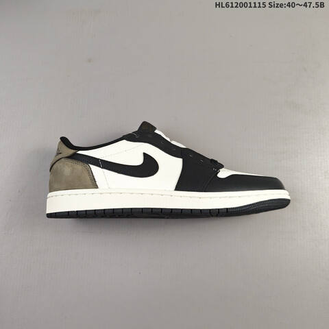 Jordan Air Jordan 1 Low 1985 Black White Grey EU 40-47 5 Casual - Men's (BS-63720)