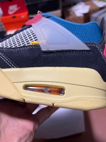 Jordan Air Jordan 4 Retro SP DC9533 001 Union Off Noir Black Blue Pink Cream White EU 42 5 Basketball Shoe - Men s BS-87265