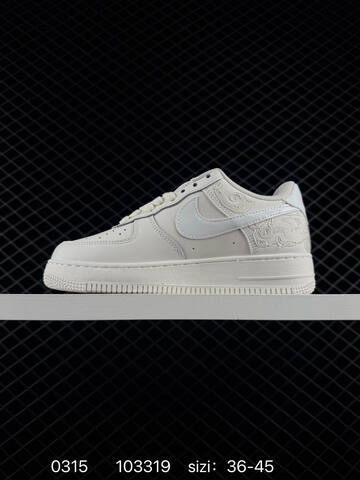 Nike Air Force 1 07 Low White Cream With Red Mini Swoosh EU 36-45 Casual - Unisex (BS-72634)