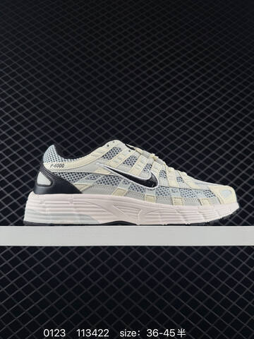 Nike P-6000 Silver Black White EU 36-45 Running - Unisex (BS-73001)