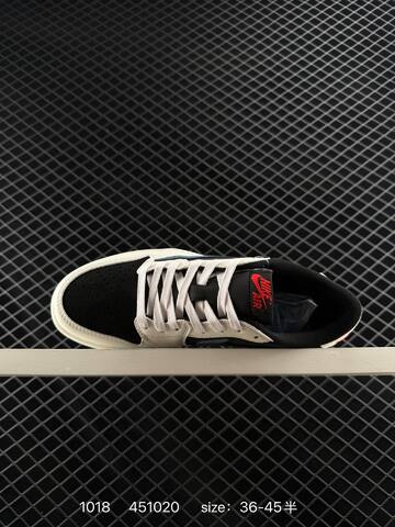 Jordan Travis Scott x Air Jordan 1 Low Reverse Mocha Black White Sail Blue Red EU 36-45 Sneaker - Unisex (BS-80488)