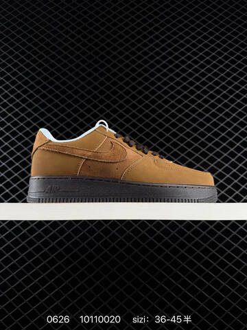 Nike Air Force 1 07 White Black Gum Brown EU 36-45 Sneaker - Unisex (BS-70577)