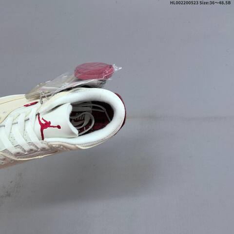 Jordan Air Jordan 3 Retro Cream White With Burgundy Accents 36 48 5 Basketball - Unisex (BS-65895)