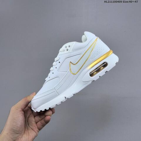 Nike Air Max BW White Metallic Gold EU 40-47 Running Shoe - Men's (BS-60858)
