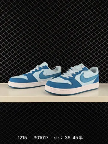 Nike Court Borough Low Light Blue White EU 36-45 Casual - Unisex BS-73692