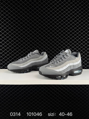 Nike Air Max 95 Grey White Black 40-46 Running - Men's (BS-72644)