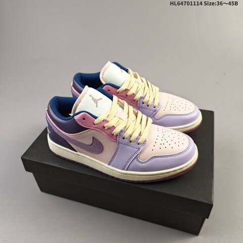 Jordan Air Jordan 1 Low DZ2768-651 Pink Lavender Purple EU 36-45 Basketball - Unisex (BS-63761)