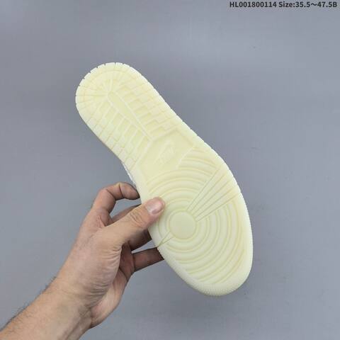 Nike Air Jordan 1 Low OG White Cream 35 5 47 5 Casual - Unisex (BS-66977)