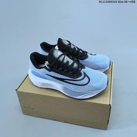 Nike Zoom Fly 5 Black White Light Blue Grey EU 36-45 Running Shoe - Unisex BS-61142