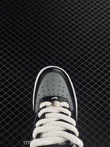 Nike Air Force 1 Low Black Grey White Light Blue EU 36-45 Lifestyle - Unisex (BS-74113)